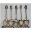 Image 2 : A SET OF GORHAM "MEDALLION" PATTERN (1864) STERLING SILVER COFFEE SPOONS