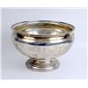 Image 1 : A LARGE SILVER-PLATED FOOTED PUNCH BOWL