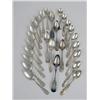 Image 1 : A SET OF NINE WHITING DIVISION OF GORHAM COFFEEE SPOONS