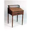 Image 1 : A RED-STAINED MAPLE SCHOOLMASTER`S DESK