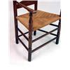 Image 2 : A TURNED ASH RUSH-SEAT LADDERBACK ARMCHAIR