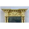 Image 2 : A CLASSICAL GILTWOOD TWO-PART LOOKING GLASS