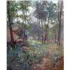 Image 2 : A FRAMED OIL ON CANVAS, LANDSCAPE OF A WOODLAND SCENE