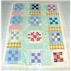 Image 3 : A HAND-STITCHED PIECED COTTON QUILT