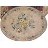 Image 2 : FOUR FLORAL-DECORATED HOOKED RUGS