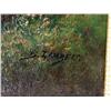 Image 2 : A FRAMED OIL ON CANVAS OF A FOREST POND