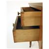 Image 4 : A CLASSICAL CHERRYWOOD TWO-DRAWER SIDE TABLE