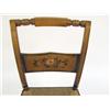 Image 8 : A STENCIL-DECORATED RUSH SEAT FANCY CHAIR