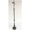 Image 1 : A BARLEY-TWIST BRASS FLOOR LAMP