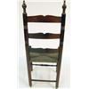 Image 3 : A LADDERBACK MAHOGANY HACKENSACK RUSH-SEAT SIDE CHAIR