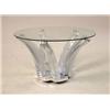Image 1 : A BACCARAT MACHINED ALUMINUM AND MOLDED GLASS LOW TABLE