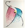 Image 1 : A LIMITED EDITION COLOR LITHOGRAPH OF ISADORA DUNCAN BY AL HIRSCHFELD
