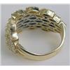 Image 2 : A PIRANESI 18K YELLOW GOLD AND DIAMOND FLEXIBLE BAND RING