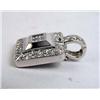 Image 2 : A 14K WHITE GOLD AND DIAMOND PENDANT