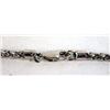 Image 3 : A STERLING SILVER 14Y YELLOW GOLD AND DIAMOND NECKLACE