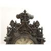 Image 2 : A VICTORIAN CAST-IRON GOTHIC REVIVAL MANTLE CLOCK