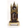 Image 5 : A VICTORIAN GOTHIC REVIVAL CAST-BRASS MANTLE CLOCK