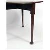 Image 3 : A GEORGE I WALNUT DROP LEAF DINING TABLE