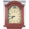 Image 2 : A STAINED PINE TALL CASE CLOCK