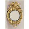 Image 1 : A FINE FEDERAL GILTWOOD CONVEX BULLSEYE MIRROR WITH EAGLE FINIAL