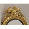 Image 2 : A FINE FEDERAL GILTWOOD CONVEX BULLSEYE MIRROR WITH EAGLE FINIAL
