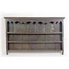 Image 1 : A STAINED OAK HANGING PLATE RACK