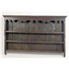 Image 2 : A STAINED OAK HANGING PLATE RACK