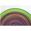 Image 2 : A MURANO SWIRLED POLYCHROME ART GLASS CHARGER PLATE