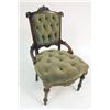 Image 1 : A VICTORIAN WALNUT SIDE CHAIR
