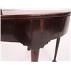 Image 4 : A GEORGE I MAHOGANY DEMI-LUNE GAMES TABLE