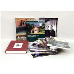 AN ASSORTMENT OF SOTHEBY`S AUCTION CATALOGS