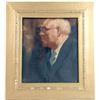 Image 1 : A FRAMED JOHN SHIRREFFS OIL ON PAPER, A SELF-PORTRAIT