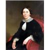 Image 2 : AN OIL ON CANVAS OF AN ELEGANTLY-DRESSED WOMAN