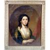 Image 1 : AN OIL ON CANVAS OF A PRETTY YOUNG GIRL IN ROPE PEARLS AND AN EMBROIDERED VELVET CAFTAN