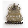 Image 1 : A MORROCCAN BRASS HANGING MENORAH