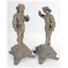 Image 1 : A PAIR OF GILT METAL CAVALIER-FORM SCULPTURES