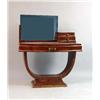 Image 1 : AN ART NOUVEAU AMBOYNA DESK WITH MIRROR
