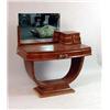 Image 2 : AN ART NOUVEAU AMBOYNA DESK WITH MIRROR