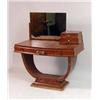 Image 3 : AN ART NOUVEAU AMBOYNA DESK WITH MIRROR