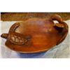 Image 1 : Handcarved Wooden Sea Turtle Bowl