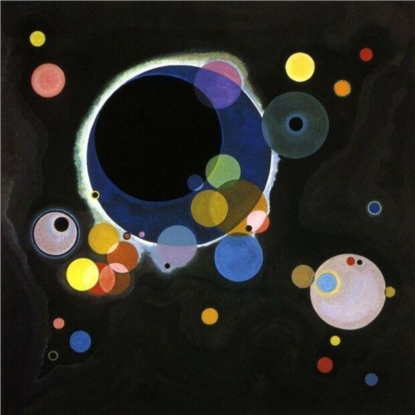 Kandinsky, Several Circles Modern Lithograph Print