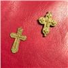 Image 3 : Pair of 17th-19thc Ukrainian Copper Cross Relics