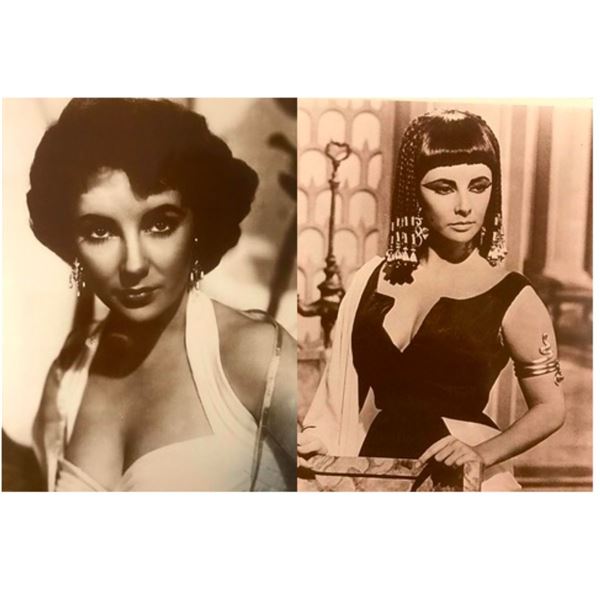 Pair of Elizabeth Taylor, Cleopatra Photo Prints