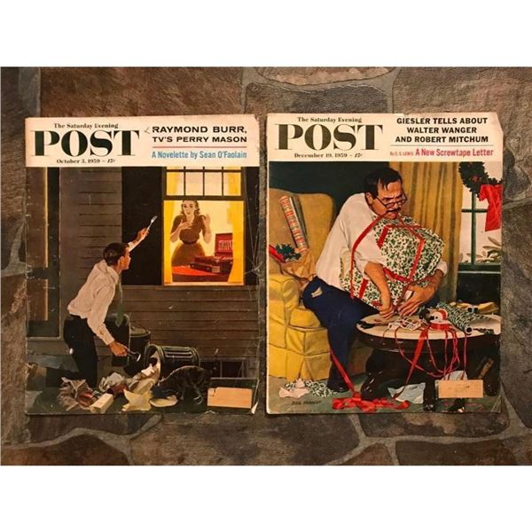 Mid Century Saturday Evening Post Magazine Covers