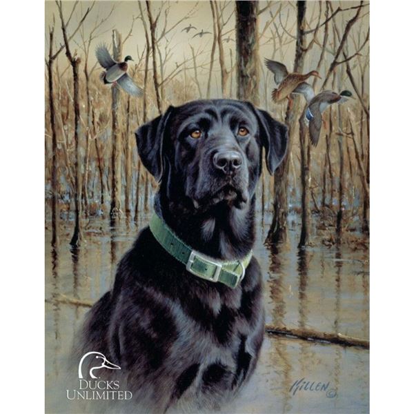Ducks Unlimited Hunting Dog Pub Bar Sign
