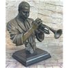 Image 1 : Jazz Musician Signed Bronze Sculpture
