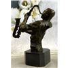 Image 4 : Signed Original Jazz Musician Bronze Sculpture
