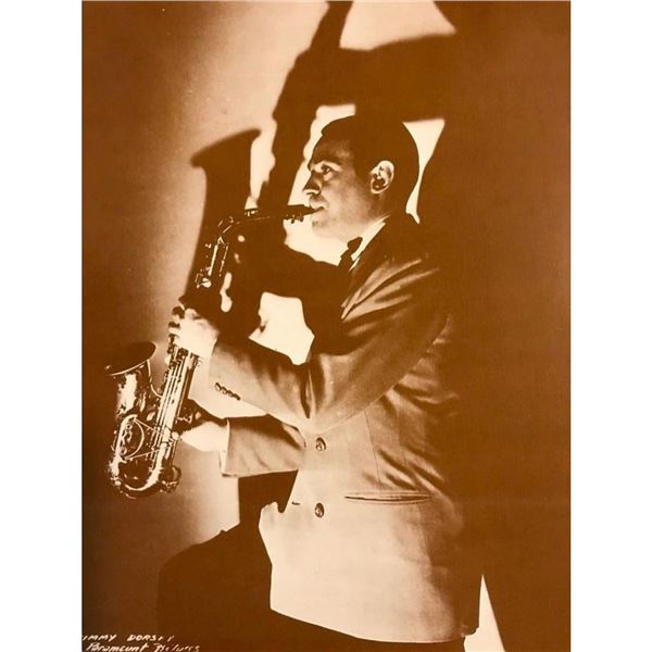 Jimmy Dorsey Playing Sax Photo Print