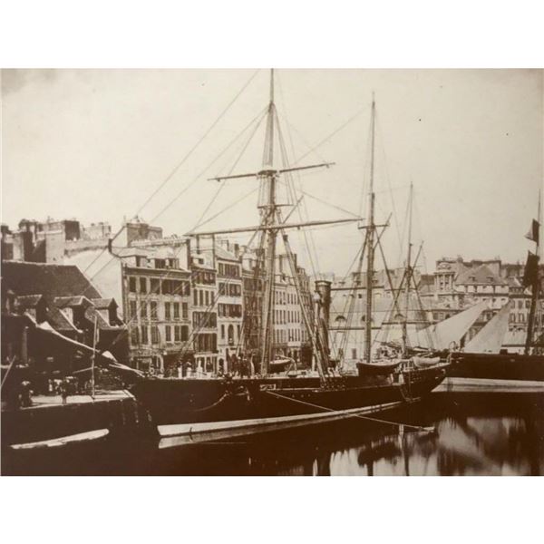 French Imperial Yacht, La Havre Harbour Photo Print