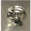 Image 1 : Herkimer Diamond Sterling Modern Ring